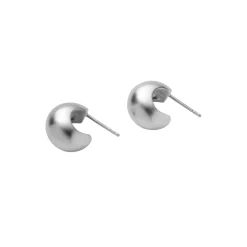 Echo Hoops Small, sølvbelagt
