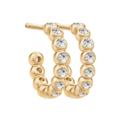 Grace Mini Hoops, gold plated