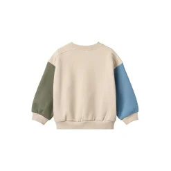 Sweatshirt L/S badge Elliot, offwhite