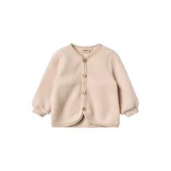 Wool Fleece Cardigan Kari, 1356 pale lilac