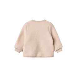 Wool Fleece Cardigan Kari, 1356 pale lilac